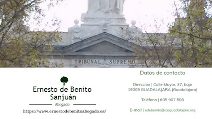 Ernesto de Benito Sanjuán Abogado