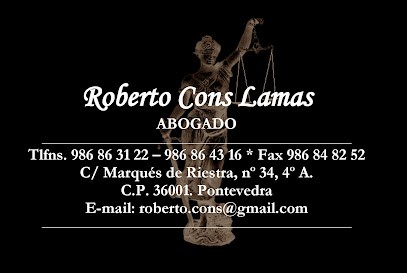 Roberto Cons Lamas. Abogado